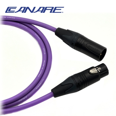 카나레 L-4E6S 보라 뉴트릭 골드 XLR 양캐논 마이크케이블