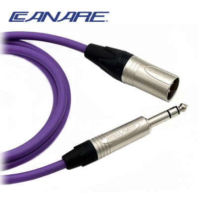 카나레 L-4E6S 퍼플 뉴트릭 XLR(수) - 55TRS 오인페 스피커케이블