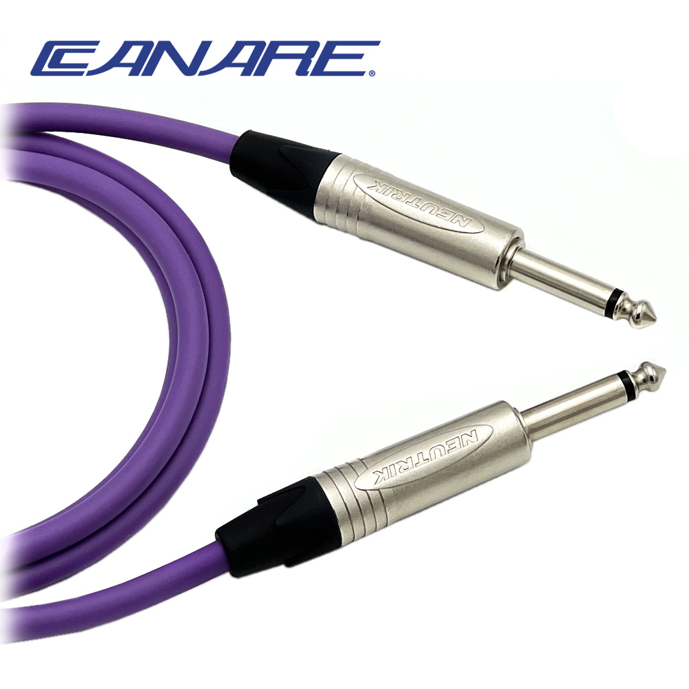카나레 L-4E6S 퍼플 뉴트릭 니켈 양방향 55TS 악기케이블
