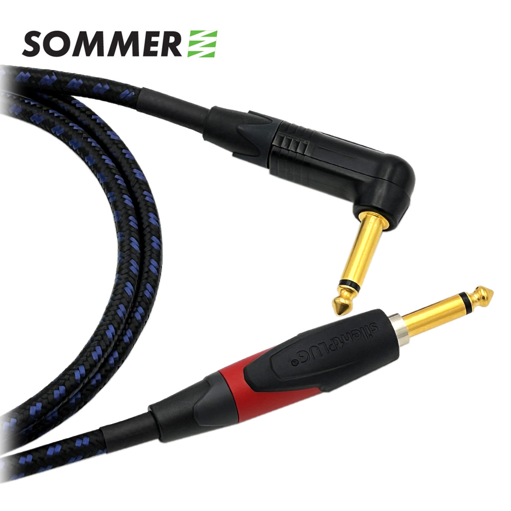 독일 좀머 SC CLASSIQUE 뉴트릭 골드 기역자TS - 일자 사일런트 TS 빈티지 기타케이블