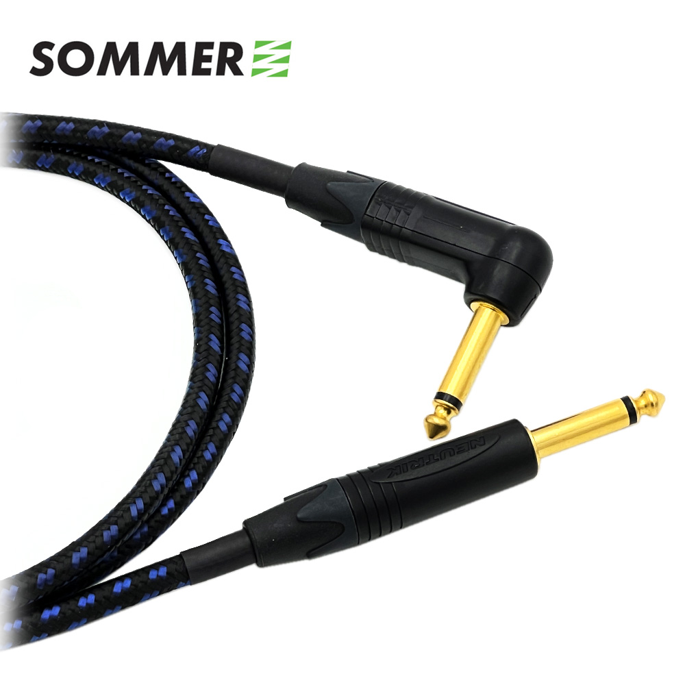 독일 좀머 SC CLASSIQUE 뉴트릭 골드 일자-기역자 TS 빈티지 기타케이블