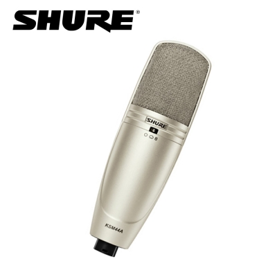 SHURE KSM44A/SL 컨덴서마이크 / 멀티패턴 대구경 사이드 어드레스 마이크 / 레코딩, 보컬마이크