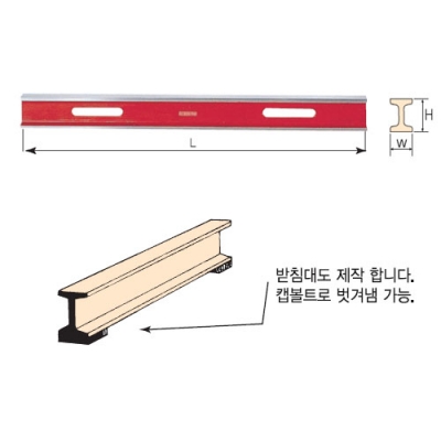 OSS 와이드타입 스트레이트엣지 OS-132B (B급, 사이즈옵션)