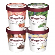 하겐다즈 파인트 4종 세트 (총8개입)