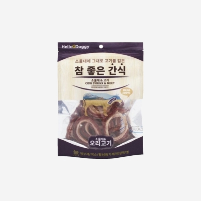 헬로도기 참 좋은 간식 소울대&오리고기 80g