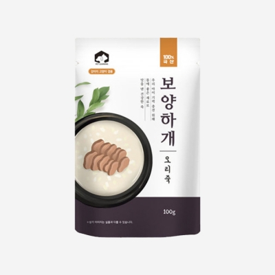 펫러닝 국내산 보양하개 100g 오리죽 1타 10개