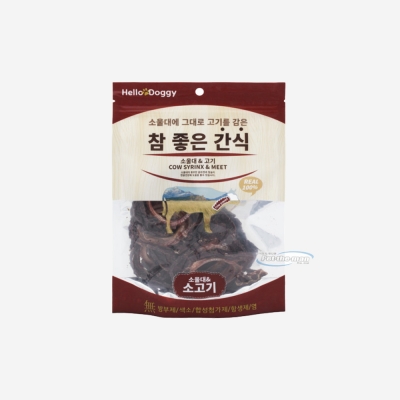 헬로도기 참 좋은 간식 소울대&소고기 80g