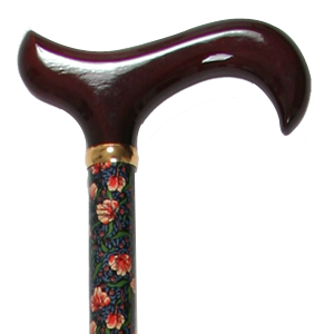 꽃무늬 나무지팡이  영국 Classic canes (정원의 국화)