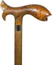 Brown fish (피쉬 지팡이) 나무지팡이