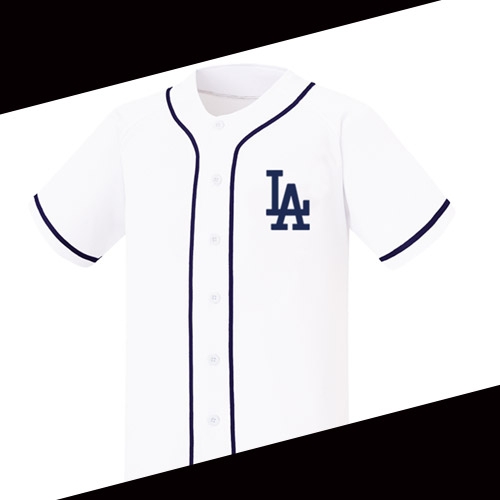 LA 야구 반티 유니폼 야구복 화이트 LA111
