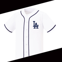 LA 야구 반티 유니폼 야구복 화이트 LA111