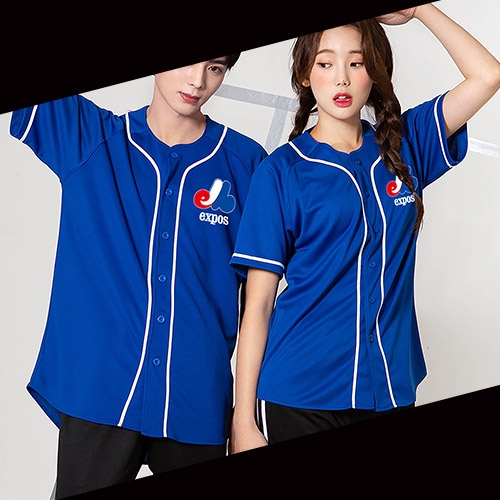 몬트리올 야구 반티 유니폼 야구복 블루 MA215
