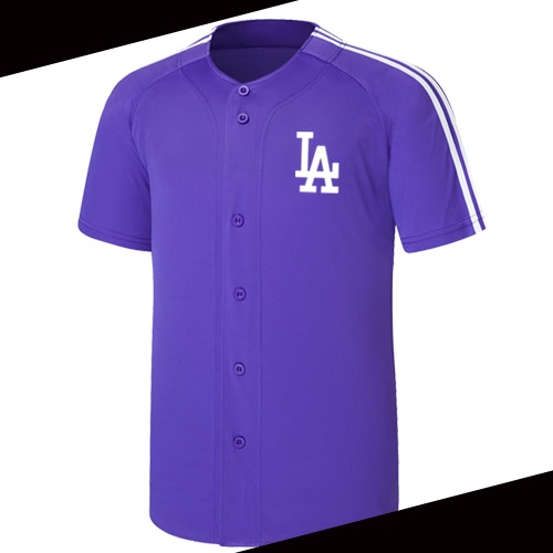 LA 야구 반티 유니폼 야구복 퍼플 LA181