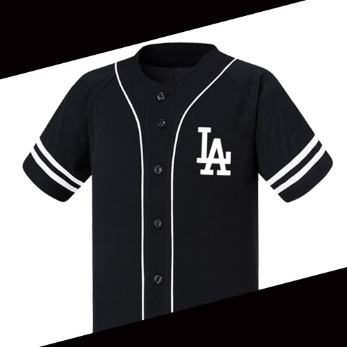 LA 야구 반티 유니폼 야구복 블랙 LA75231