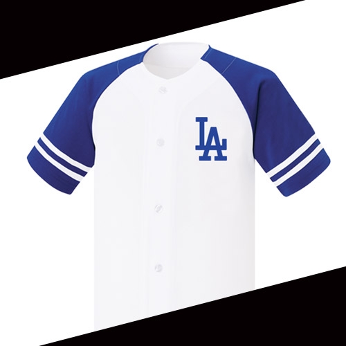 LA 야구 반티 유니폼 야구복 화이트블루 LA75311A