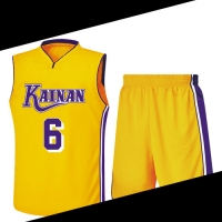 농구 반티 슬램덩크 KAINAN 유니폼 옐로우 해남 BK67A1