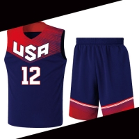 농구 반티 USA 유니폼 네이비 미국 농구복 BK54