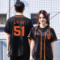 SF 야구 반티 유니폼 야구복 블랙 93SA