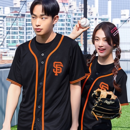 SF 야구 반티 유니폼 야구복 블랙 93SA