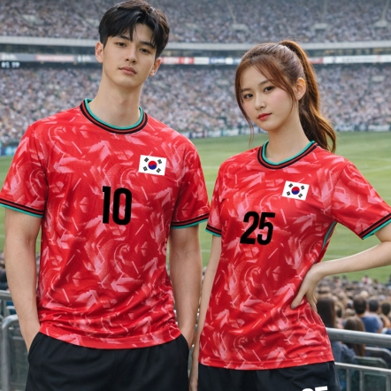 축구반티 국대 레드 6345