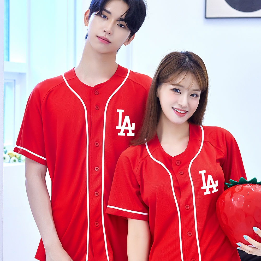 LA 야구반티 체육대회 야구복 레드 17L