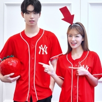 NY 야구반티 체육대회 야구복 양키스 레드 17N