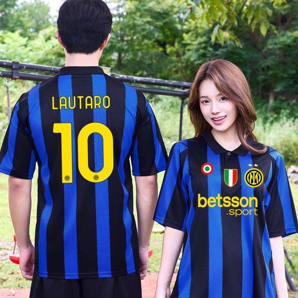 축구반티 인테르 L1267 검파 줄무늬 홈