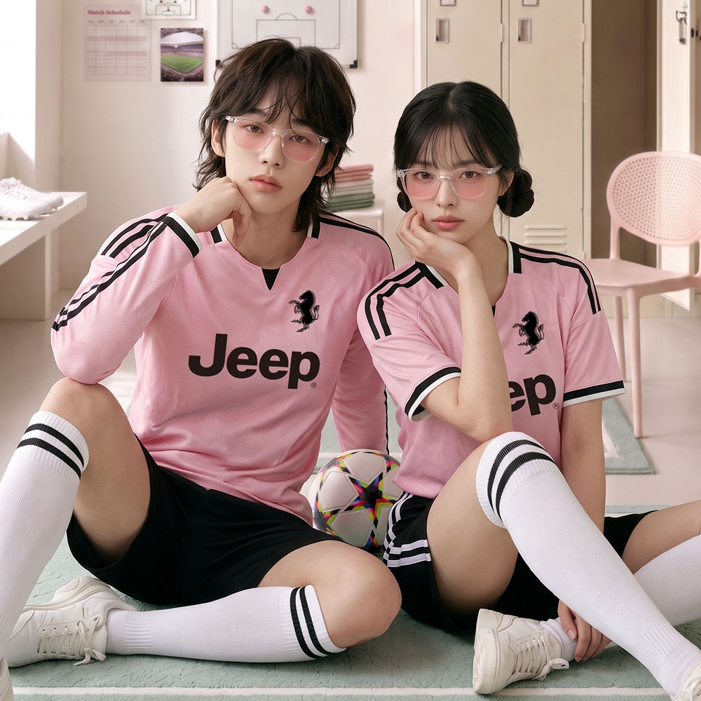 축구반티 유벤투스 F5246 핑크 지프 어웨이