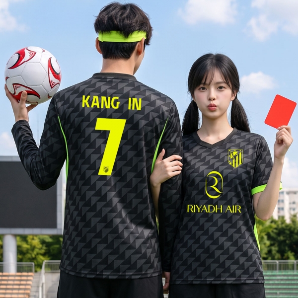 축구반티 알레띠 F3416 블랙네온 어웨이 아틀레티코 마드리드