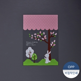 OPP비접착형인쇄봉투-숲속토끼