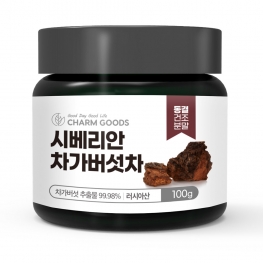 Charm Goods 동견건조분말 시베리안 차가버섯차 100g /병(스푼)