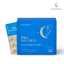 비타민하우스 마망스 DHA 오메가3 511 mg x 60 캡슐