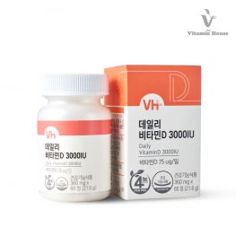 비타민하우스 데일리 비타민D 3000IU 360 mg x 60정