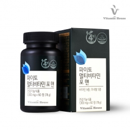 비타민하우스 파이토 멀티비타민 포맨 1,300 mg x 60정