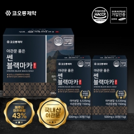 코오롱제약 야관문품은쎈 블랙마카 500mgx30정x4박스