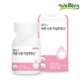 웰러스 바른 수분 히알루론산 420mg x 84정