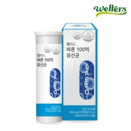 웰러스 바른 100억 유산균 400mg x 60캡슐