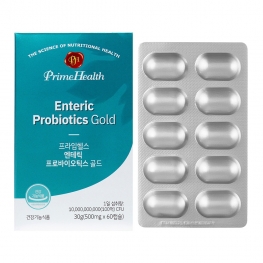 프라임헬스 엔테릭 프로바이오틱스 골드 500mg x 60캡슐