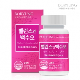 보령 밸런스엔백수오 600mg x 60정