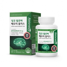 네추럴라이즈 징코 빌로바 메모리 플러스 650mg x 180캡슐