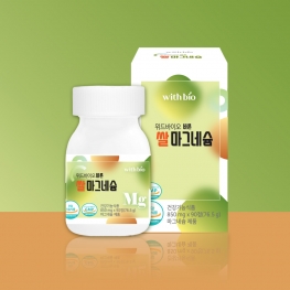 위드바이오 바른 쌀 마그네슘 850mg x 90정