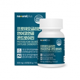 내츄럴플러스 프로테오글리칸 연어코연골 콘드로이친 500mg x 60정