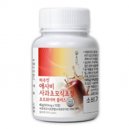 휴나인 하루컷 애사비 사과초모식초정 오트화이버 플러스 600mg x 70정