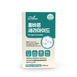 뉴트리너스 올바른 세라마이드 600mg x 60정