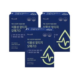 KGC라이프앤진 [헤븐비]식물성알티지 오메가3 (400mg x 60캡슐) x ★ 3박스 ★