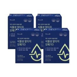 KGC라이프앤진 [헤븐비]식물성알티지 오메가3 (400mg x 60캡슐) x ★ 4박스 ★