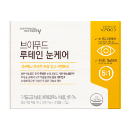 한국야쿠르트 브이푸드 루테인 눈케어 500mg x 30캡슐 x 2입