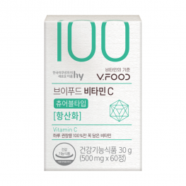 한국야쿠르트 브이푸드 비타민c 500mg x 60정