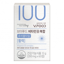 한국야쿠르트 브이푸드 비타민B 복합  200mg x 60정