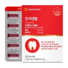 대웅 인사덴탈 1,250mg x 90정